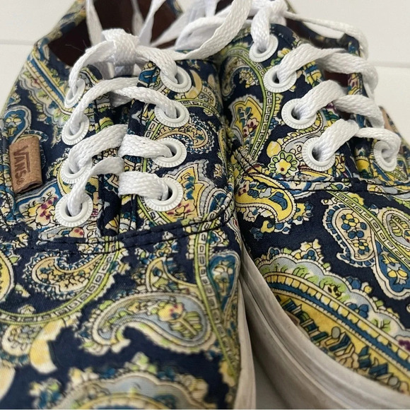 Vans Authentic Paisley Sneakers Women’s Size 6 Low Top - Picture 8 of 16